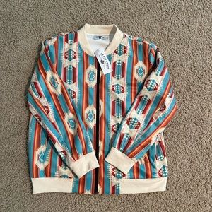 Crazy Train tribal print jacket - never worn